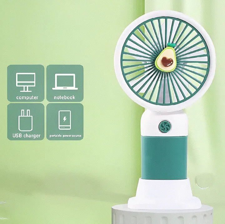 Mini USB Rechargeable Portable Fan – Handheld Cooling Fan for Home, Office & Travel